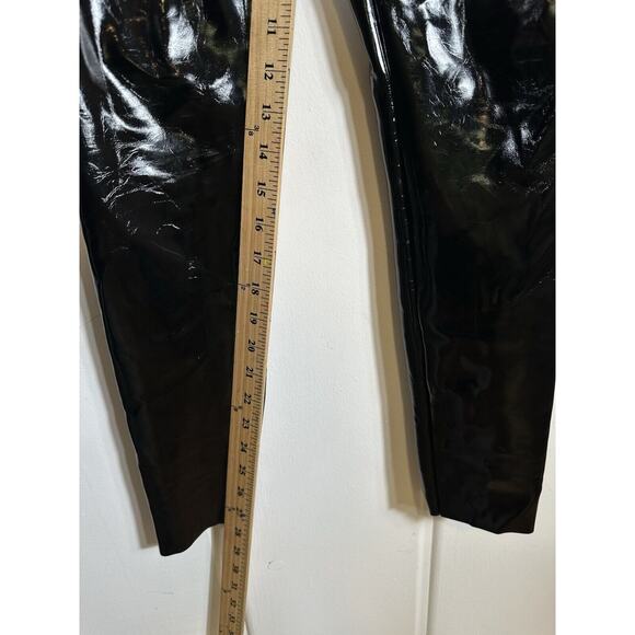 Commando BLACK Faux Patent Leather Perfect Control Leggings, US Small - Picture 8 of 12